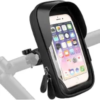 Meoiruery Handyhalterung Fahrrad Wasserdicht Motorrad 360° Drehbar Fahrradhalterung Lenkertasche Fahrradzubehör Ebike für 4,5-6,4 Zoll