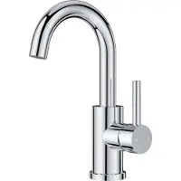 Zimtky Wasserhahn Bad Hoch 360¡ã Drehbar, Edelstahl Waschtischarmatur Hoch mit Warm/Kaltwasser Mischbatterie Einfache Montage fš¹r Badezimmer/kš¹che Waschbecken Kleine Wohnmobil
