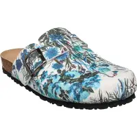 Joe n Joyce Amsterdam Filz Floral Soft-Fußbett Grey-Multi Größe 41 Schmal