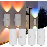 Traumheim 4 Stück RGB Wandleuchte mit Bewegungsmelder & Farbverlauf, kabellos, USB-C, Magnethalterung - Für Wohnzimmer, Flur, Zimmer, Nachtlicht & Schranklicht