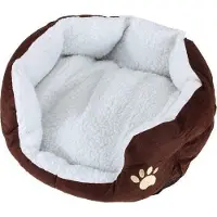 Meoiruery Haustierkorb, Hundehütte, Kissen, herausnehmbares Bett für Hunde, Katzen und andere Tiere, Größe S 46 x 42 x 15 cm