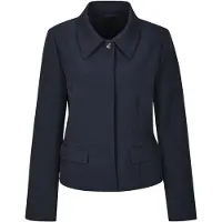 MADELEINE Jackenblazer "Blazer Edler Kurzblazer mit Klappkragen" Verdeckte Knopfleiste