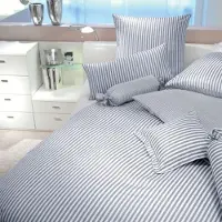 Janine Mako-Satin Kissenhülle NR 15x40 1 teilig modernclassic 3910-12-690 dunkelblau