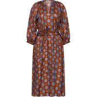 Seidensticker Sommerkleid 3/4 V-Neck Druck