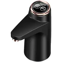 MEIYOU Elektrische Wasserpumpe, USB-wiederaufladbarer tragbarer Wasserspender für Zuhause, Büro, Camping und Outdoor-Aktivitäten (Schwarz)