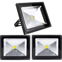 Greenmigo 3pcs 50W LED Fluter Strahler,IP65 Wasserdicht Schwarz Kaltweiß 120°LED Außenstrahler Fluter Flutlicht AC 85-265V Tageslichtweiß