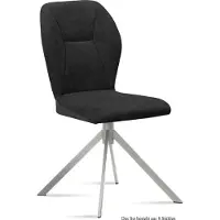 58 aufm Kessel Esszimmerstuhl (8er-Set) Dorthy 51x92x60 Edelstahl/Anthrazit