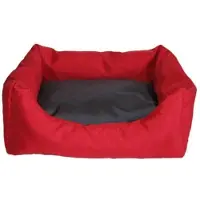 4myBaby GmbH Best For Pets Rot-Anthrazit Hundebett 90x70cm mit Qualität Easy