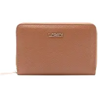 L.credi Geldbörse Perla Zip Around Wallet Cognac hellbraun