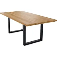 58 aufm Kessel Esstisch Daisey 4 180x78x90 Esszimmertisch Massivholz Wildeiche