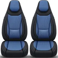 BREMER SITZBEZÜGE Schonbezüge Sitzbezüge für Nissan NP300 Navara 4 Bj ab 2015 in Schwarz/Blau C6