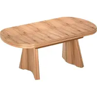 58 aufm Kessel Funktionstisch Cammy höhenverstellbar und ausziehbar 125(165,5) x 71 x 54-73 Couchtisch massiv Kernbuche 16048