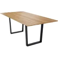 58 aufm Kessel Esstisch Dagmar 6 180x75x90 Esszimmertisch Massivholz Wildeiche