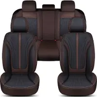 BREMER SITZBEZÜGE Premium Schonbezüge-Komplettset für BMW X2 X39 Bj ab 2018 in Schwarz/Braun FV3