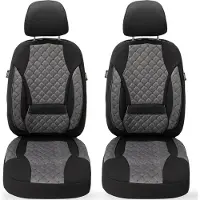 BREMER SITZBEZÜGE Schonbezüge Sitzbezüge für VW Caddy 3 Bj 2003-10 in Dunkelgrau/Schwarz TK609