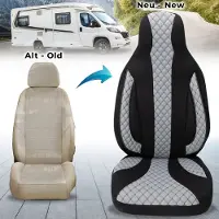 BREMER SITZBEZÜGE Wohnmobil Sitzbezüge für Ford Transit Custom Vanestro Atlantic Titanium (WPL401)