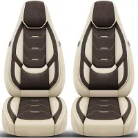 BREMER SITZBEZÜGE Schonbezüge Sitzbezüge für Skoda Fabia 3 Bj 2014-20 in Beige/Braun H11