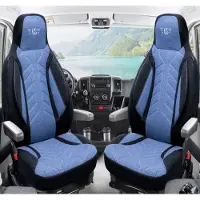 BREMER SITZBEZÜGE Wohnmobil Sitzbezüge & Schonbezüge für La Marca Ducato Jumper Boxer | Passgenaue Vordersitzbezüge | Teilintegriert, Kastenwagen & Alkoven | Sitzbezug Fahrer & Beifahrersitz