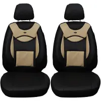 BREMER SITZBEZÜGE Hyundai H-1 2. Gen. Bj 2008-20 kompatible Schonbezüge in Schwarz/Beige D107