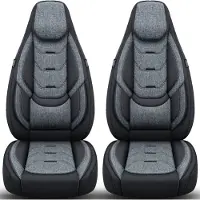 BREMER SITZBEZÜGE Schonbezüge Sitzbezüge für Dacia Sandero 2 Bj 2012-20 in Schwarz/Grau H1