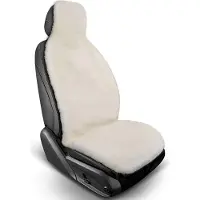 BREMER SITZBEZÜGE Lammfell Wohnmobil Sitzauflage Sitzbezug für Bürstner Eliseo Active Lammfell Auflage - Beige
