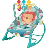 DazHom Babywippe Elektrische Babywippe mit Musik Babyschaukel Schaukelwippe 80x60x43cm Blau