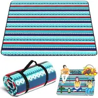 RPSTrading Picknickdecke,200 cm x 200 cm Campingdecke mit wasserdichte und Thermische Lsolierung Unterseite,Waschbar Strandunterlage,mit Griff Picknick-Matte für Outdoor, Camping, Strand, Park