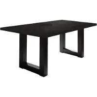 58 aufm Kessel Esszimmertisch Eila 8 140 x 90 x 75 Esstisch Schwarzstahl 13383-140