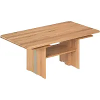 58 aufm Kessel Funktionstisch Holz massiv Caimile 120 x 70 x 55 Couchtisch Massivholz Kernbuche 16004
