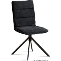 58 aufm Kessel Esszimmerstuhl (4er-Set) Debbi 47x92x60 Schwarz/Anthrazit
