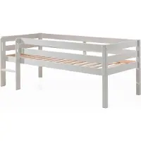 58 aufm Kessel Kojenbett Karolina 208x105x83 Kinderbett Massivholz Weiß