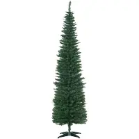 XTEILC Weihnachtsbaum künstliche, Künstliche Tanne Christbaum, inkl Ständer Weihnachtsstern 2,1 m