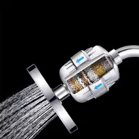 Xdovet 10-Stufen-Duschfilter für Wasser - Duschfilter für Wasserenthärter mit austauschbarer Mehrstufen-Filterpatrone zur Entfernung