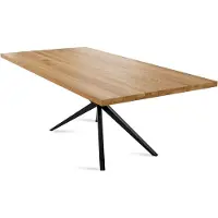 58 aufm Kessel Esstisch Daisey 9 180x76x90 Esszimmertisch Massivholz Wildeiche