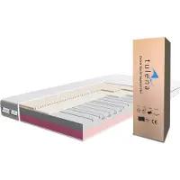 TULENA Matratze 140 x 200 cm Komfortschaum weich / mittelweich H2 / H3 Comfort Plus 20 cm Probeschlafen inkl. Wendematratze Antibakterieller Bezug mit Reißverschluss