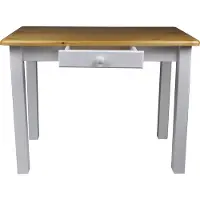 Magnetic Mobel Esstisch mit Schublade Küchentisch Tisch Restaurant Massiv Holz Kiefer (60x90, Erle)