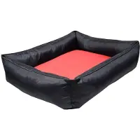 4myBaby GmbH Best For Pets Schwarz-Rot Hundebett 110x90cm mit Qualität Grande
