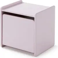 58 aufm Kessel Nachtkonsole Karilynn 40x36x41 Nachtkommode MDF rosa