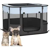 PawHut Welpenauslauf Welpenlaufstall faltbar Laufgitter Indoor und Outdoor