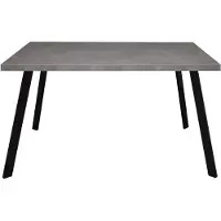 58 aufm Kessel Esstisch rechteckig Ediva 1 180 x 90 x 75 Esszimmertisch Schwarz/Graphit 13870-180