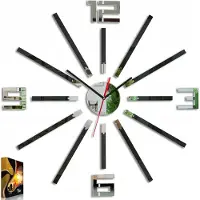 ModernClock , wanduhr, Uhr, Glamour 65cm, Stilvoll, Wanduhr DIY, große wanduhren