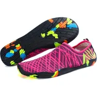 Odsellingaaa Wasserschuhe für Damen und Herren, Strand Aqua Schuhe Schnell Trocknend für Tauchen Surfen Yoga Poolübungen