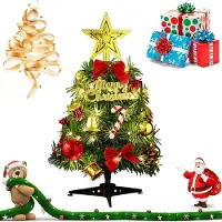 JORMFTTE Mini-Weihnachtsbaum mit LED-Lichterkette
