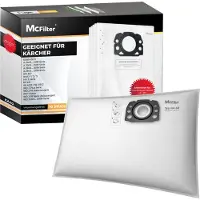 A. Patzig McFilter | 10 Staubsaugerbeutel Vlies geeignet für Kärcher KFI 357, WD 2 Plus, WD 3 Serie, KWD 1-3, SE 4001, SE 4002 | passend wie 2.863-314.0