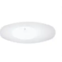 NEXTREND - GmbH Freistehende Badewanne VICE 2.0 - Acryl - 183,5 x 78,5 x 76,9 cm, Farbe:Weiß glänzend