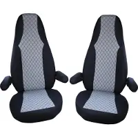 BREMER SITZBEZÜGE Schonbezüge Wohnmobil für Fiat Ducato Citroen Jumper Peugeot Boxer 2er Set WMS701
