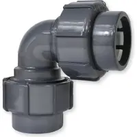 Paradies Pool PVC-U FlexFit Winkel 90°, Ø 50 mm Klemm x Ø 50 mm Klemm