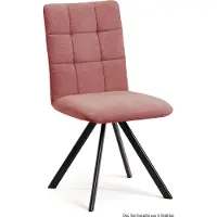 58 aufm Kessel Esszimmerstuhl (6er-Set) Dayla 47x91x60 Schwarz/Rosewood
