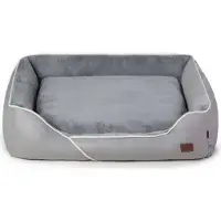 Raikou Ergonomisches Hundebett für kleine und große Hunde Schlafplatz waschbar Hundekorb flauschig weich strapazierfähiges, kuscheliges Design