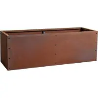 ESTEXO Hochbeet Pflanzbeet Edelrost 120x40x40 cm Pflanzkasten Blumenkasten Blumenbeet